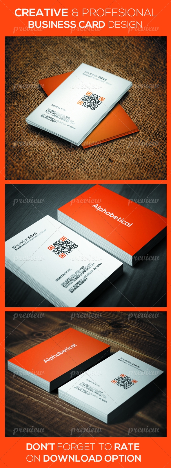 Creative & profesional Business Card Design