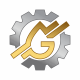 Gear G Letter Drop Logo