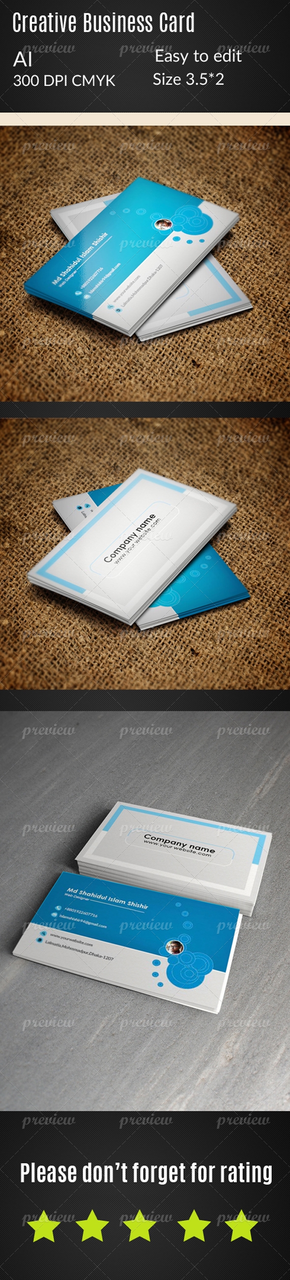 Simple Business card