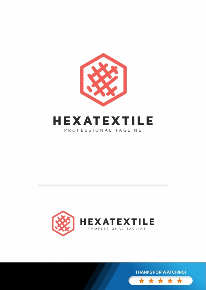 Hexagon Texture Logo