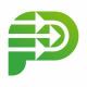 P Letter Arrows Digital Logo