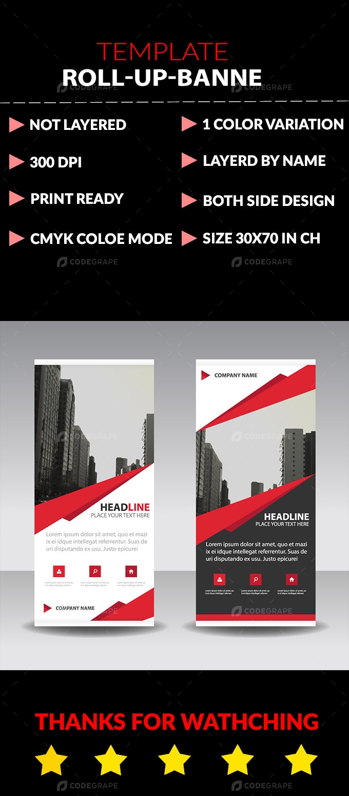 Corporate Roll Up Banner