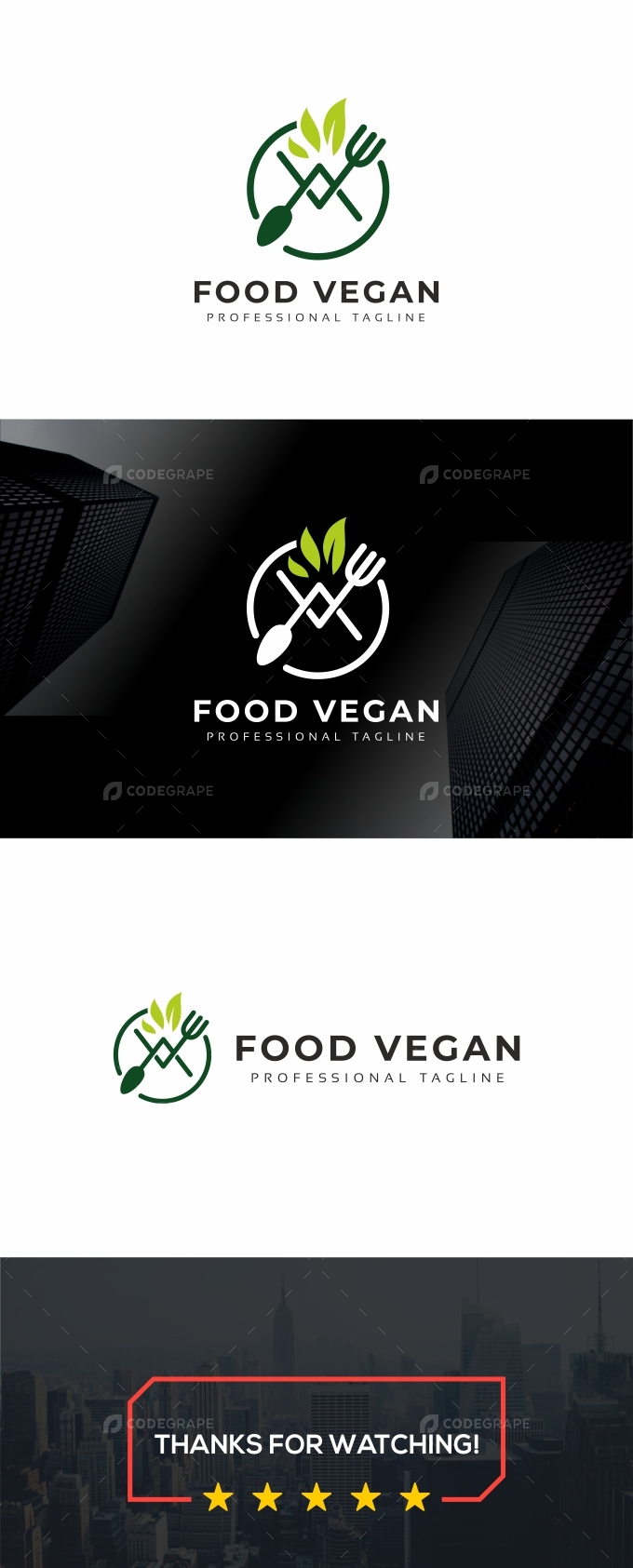 Food Vegan Logo