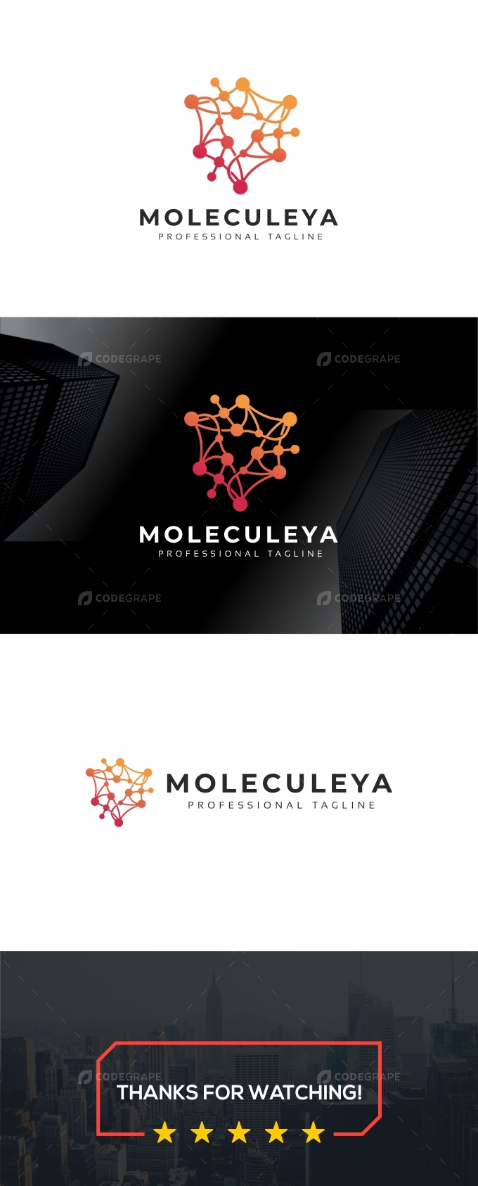 Molecular Atom Logo