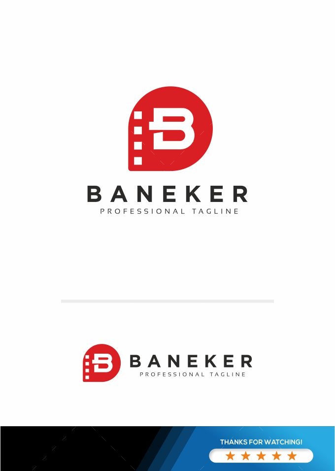 Baneker B Letter Logo