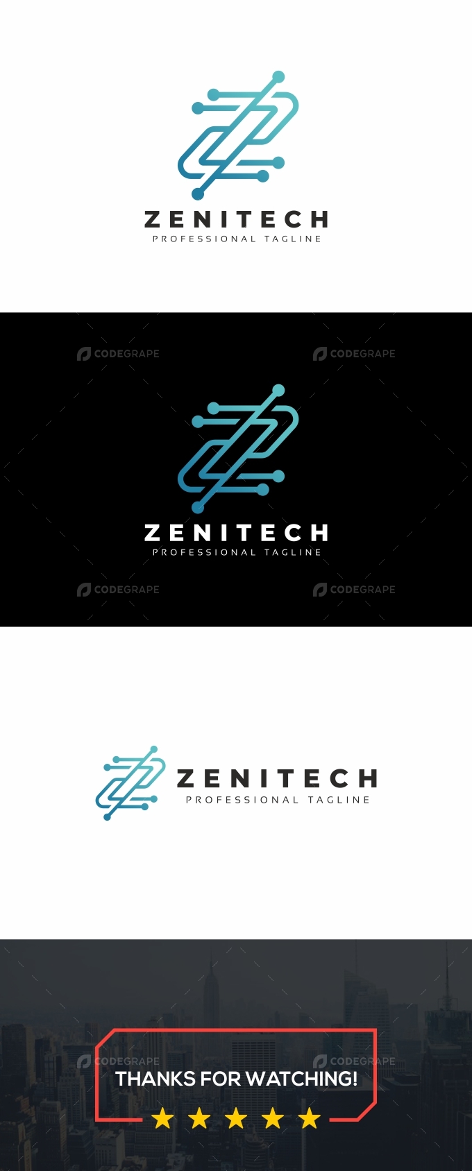 Z Letter Line Stylish Logo