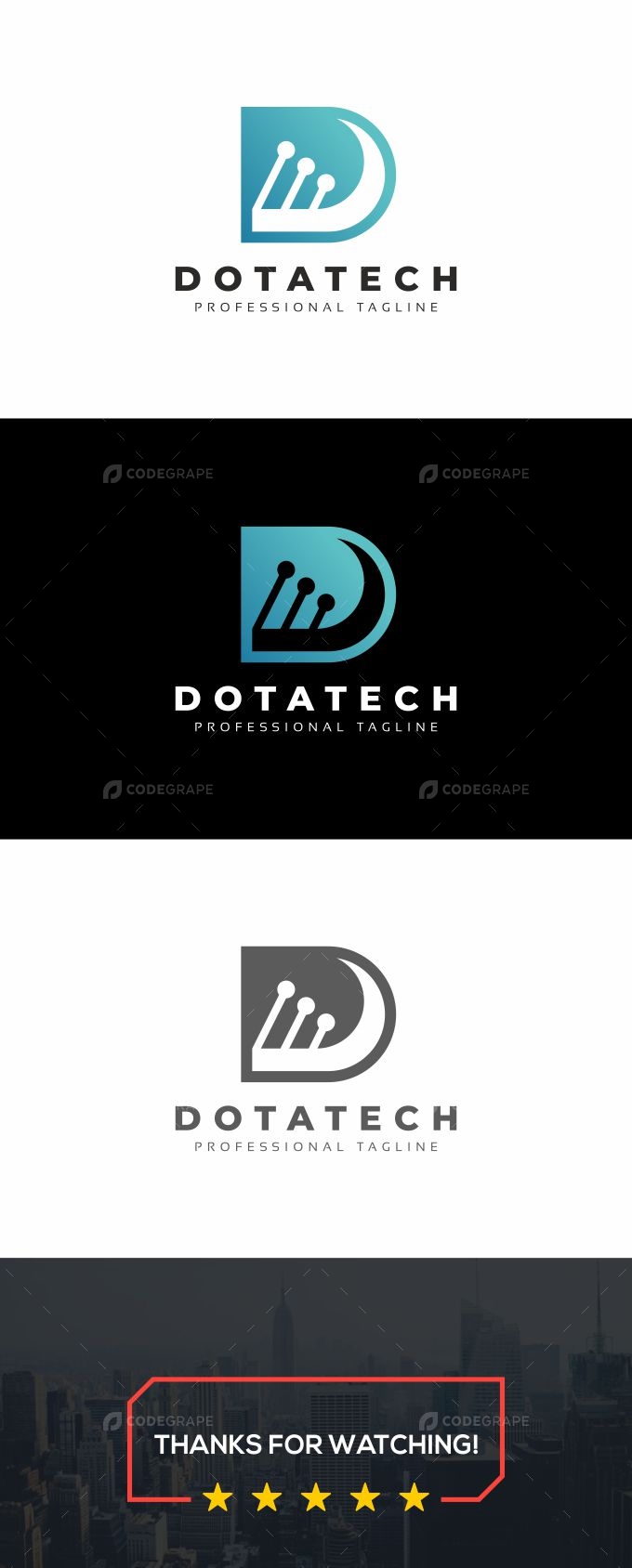 D Letter Technology Logo
