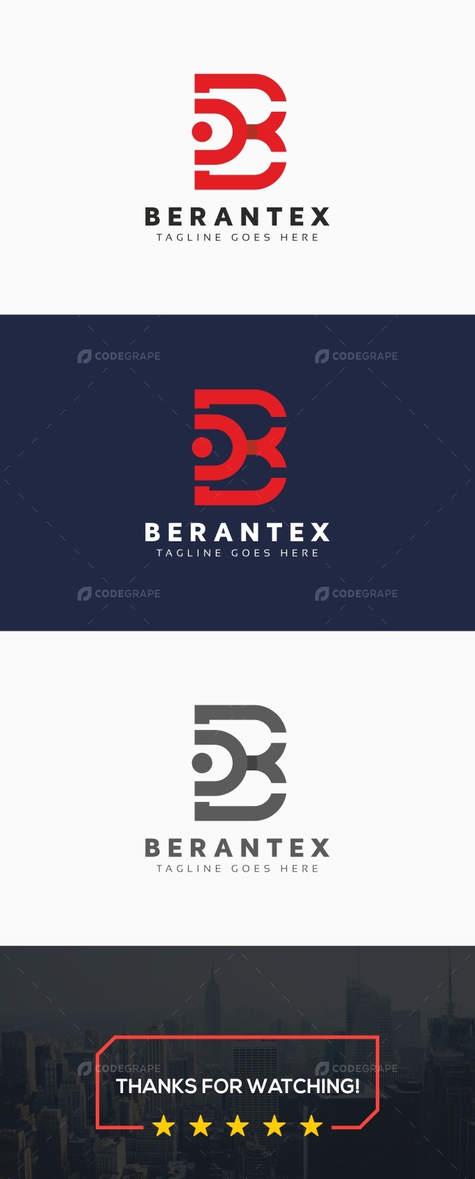 Berantex B Letter Tech Logo