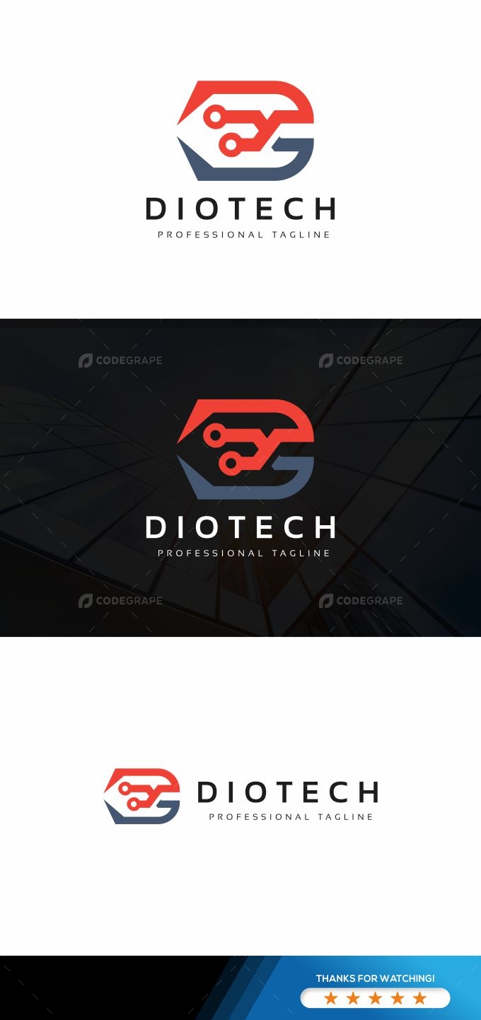 D Letter Technology Logo