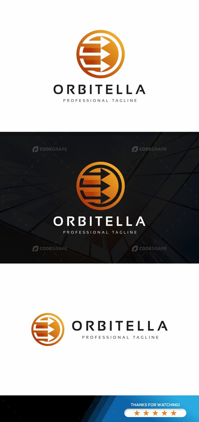 Orbitella Circle Arrows Logo