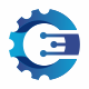 O Letter Gear Technology Logo