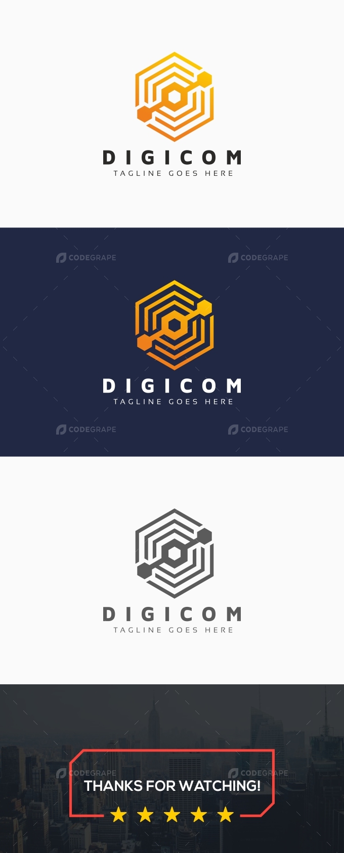 Digital Connect Hexagon Logo