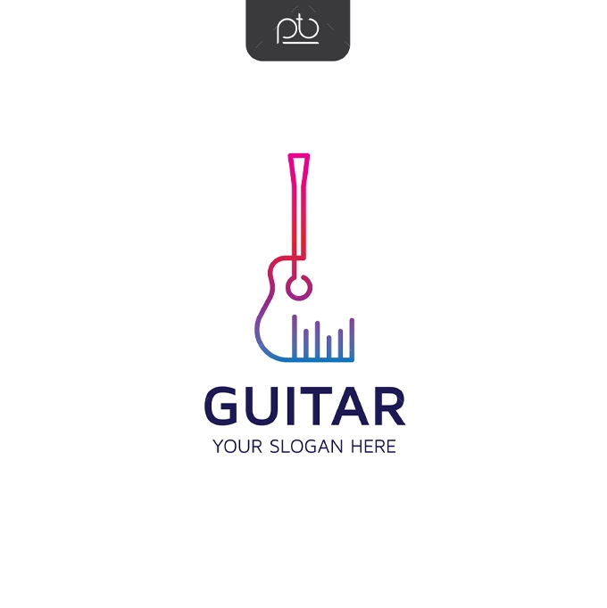 Guitar Sound Wave Logo