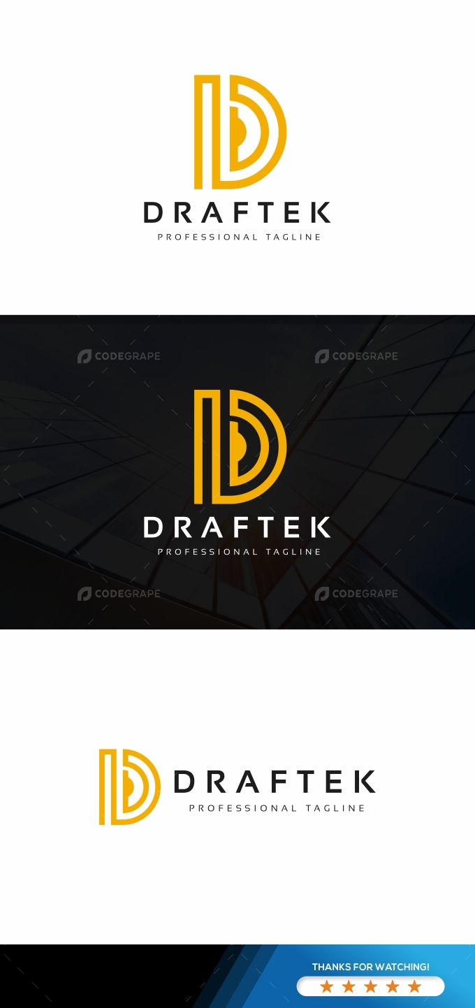 D Letter Crypto Logo