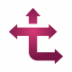 T Letter Logistics Logo