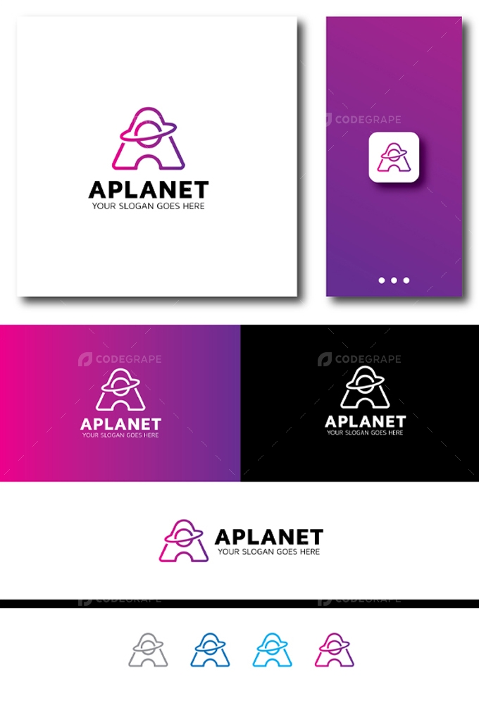 A Planet Logo