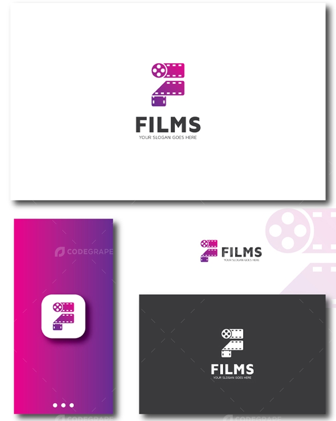 Film - F Letter Logo