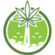 Hemp / Weed Rocket Logo