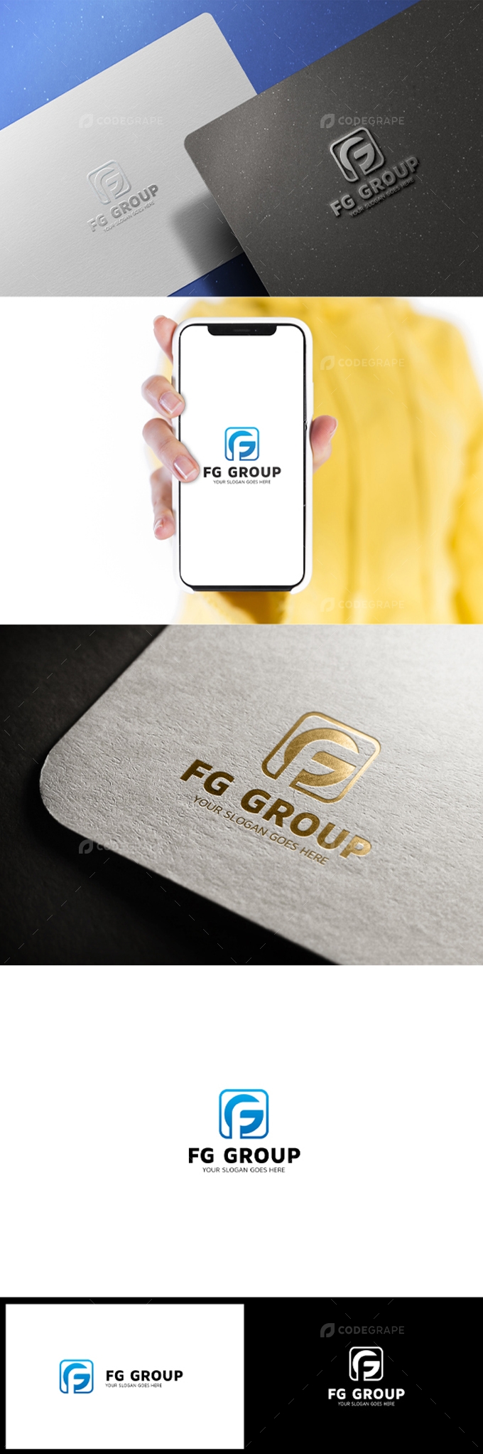 F G Letter Logo