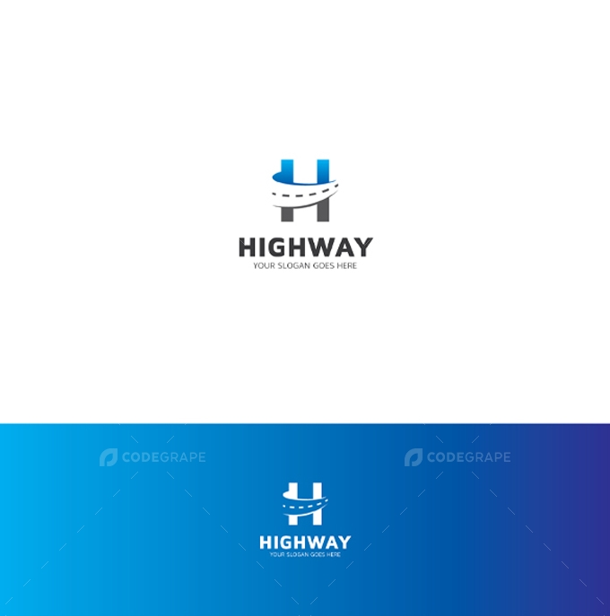 High Way - H Letter Logo
