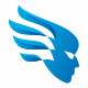 Head Human Wings Logo