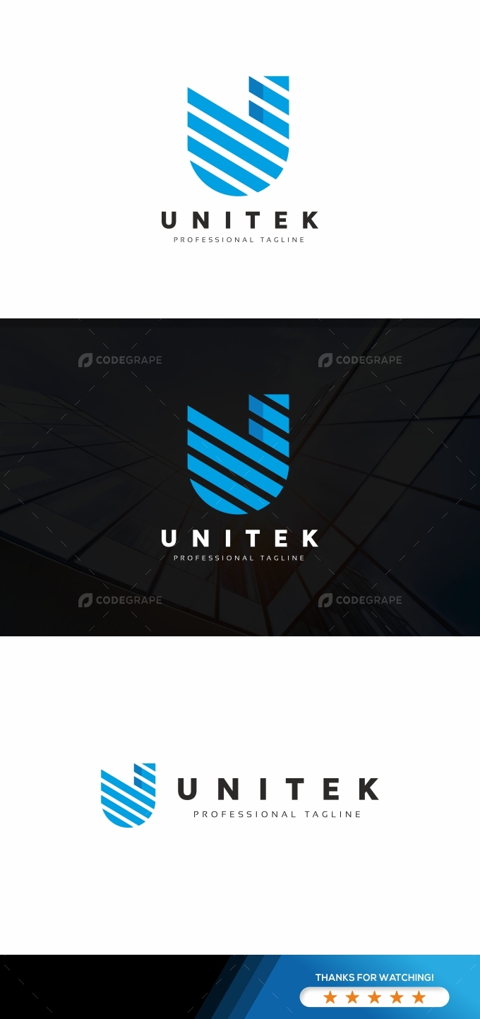 Unitek U Letter Logo