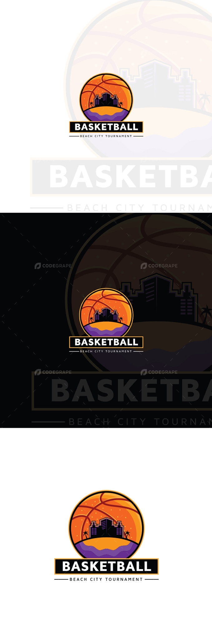 Basketball Beach Logo