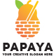 Papaya Food Logo