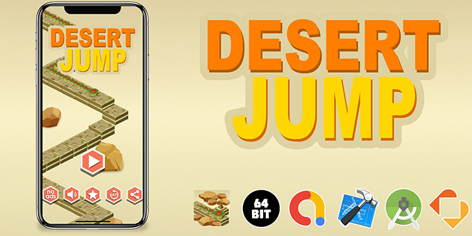 Desert Jump Game Template
