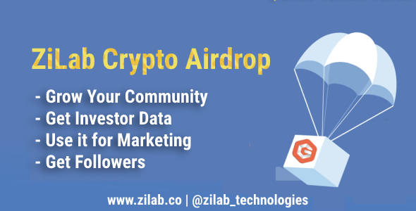 ZiLab | Crypto ICO (Initial Coin Offering) Token Blockchain Airdrop System