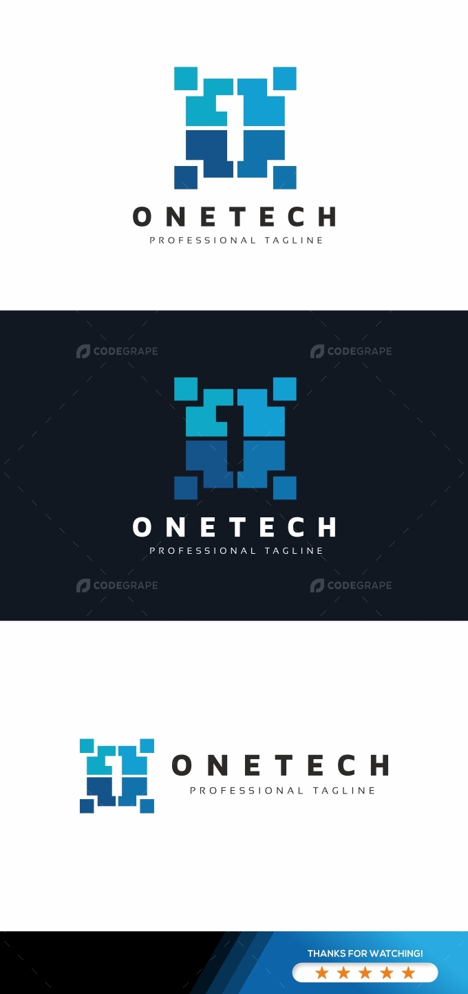 One Number Tech Logo