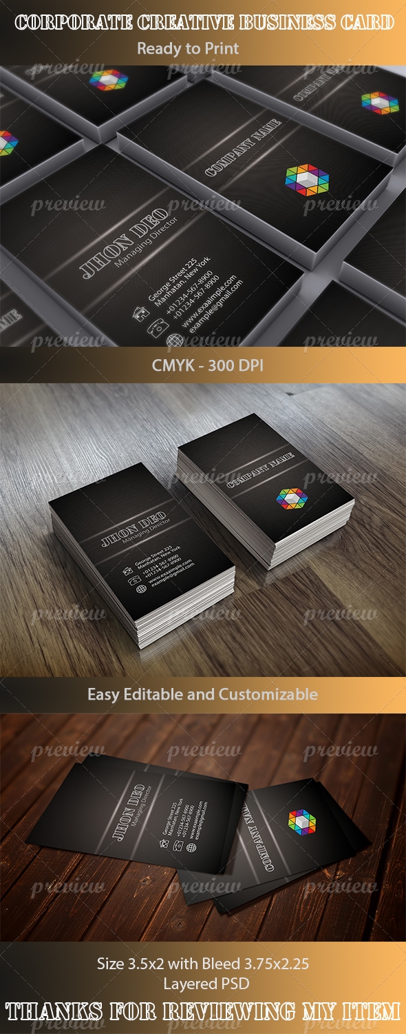 Corporate and Creative Business Card