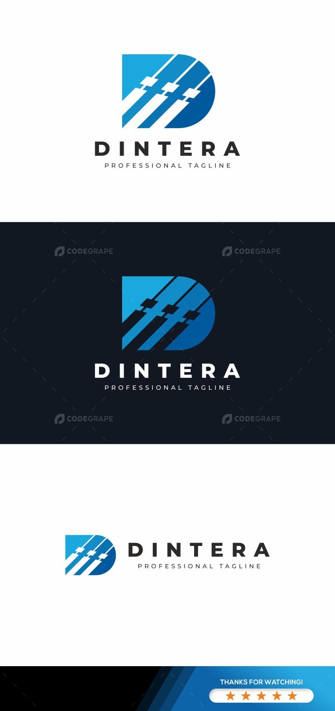 D Letter Digital Logo