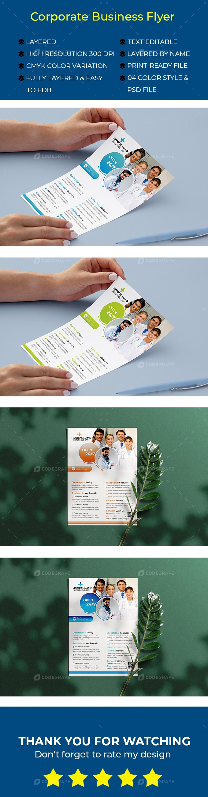Corporate Medical Flyer Design