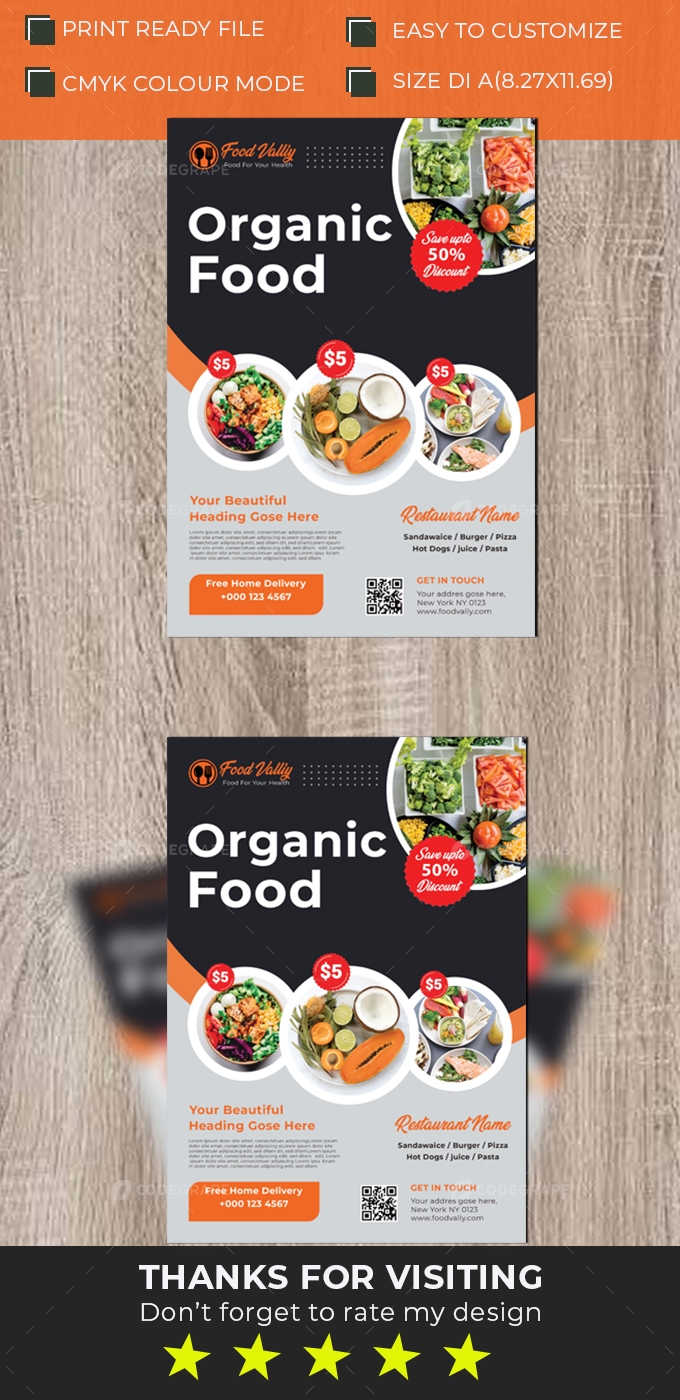 Organic Food Flyer