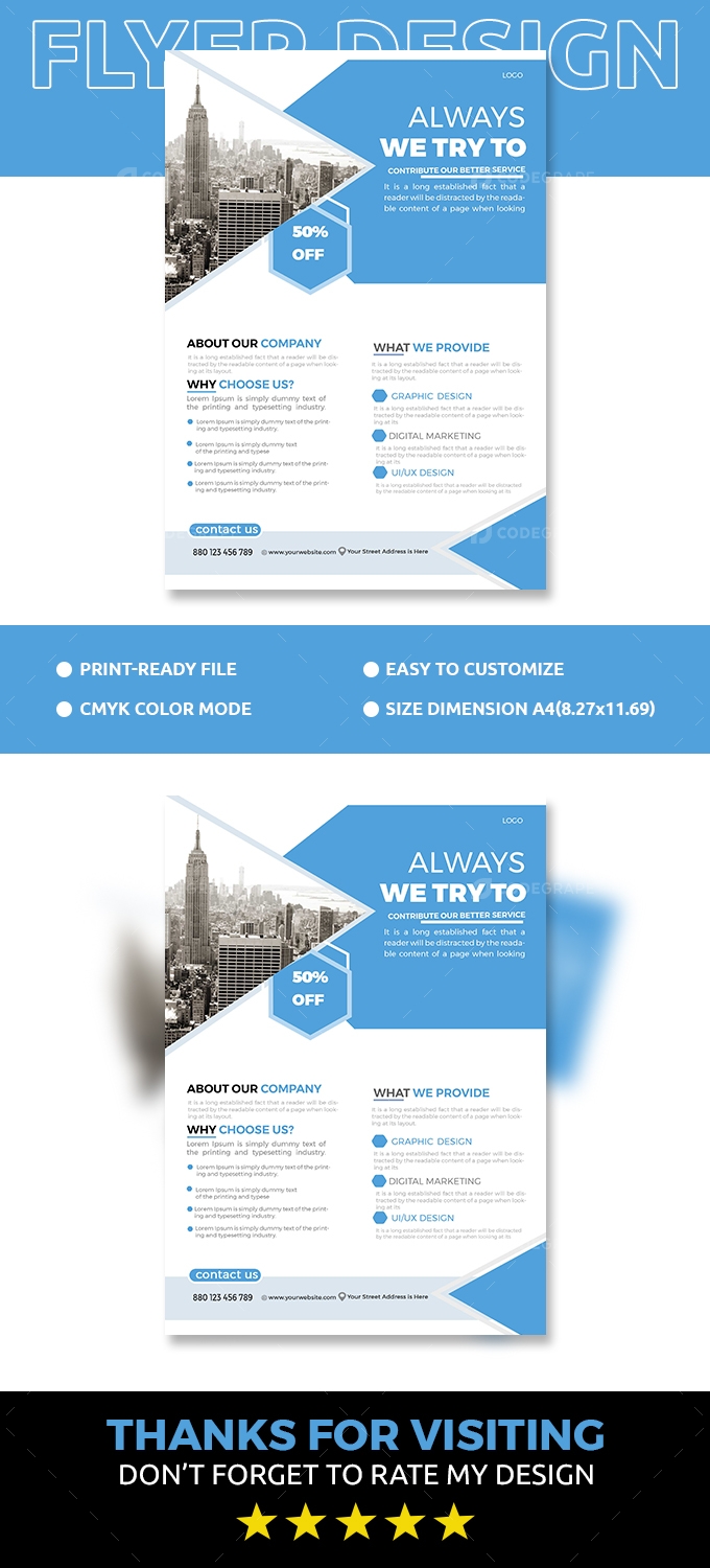 Corporate Business Flyer Templet