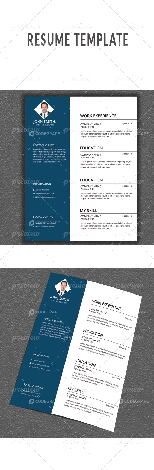 Personal Resume Template