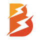 B Letter Power Logo