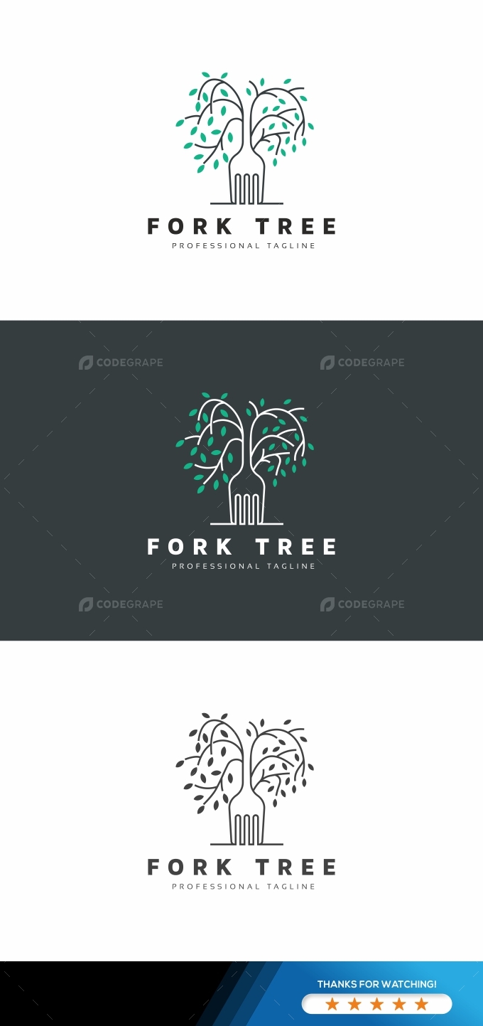 Fork Tree Logo