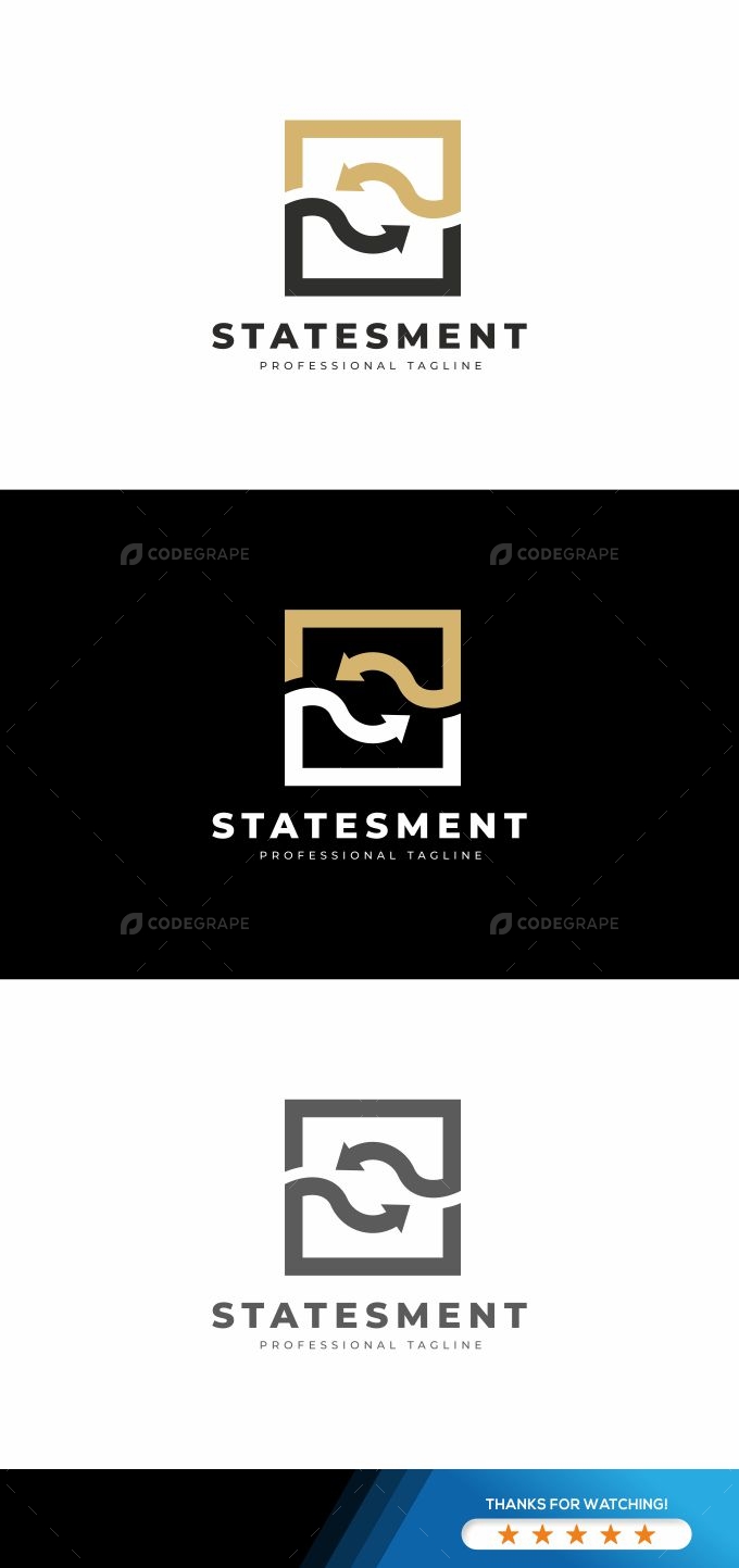 Statesment S Letter Logo