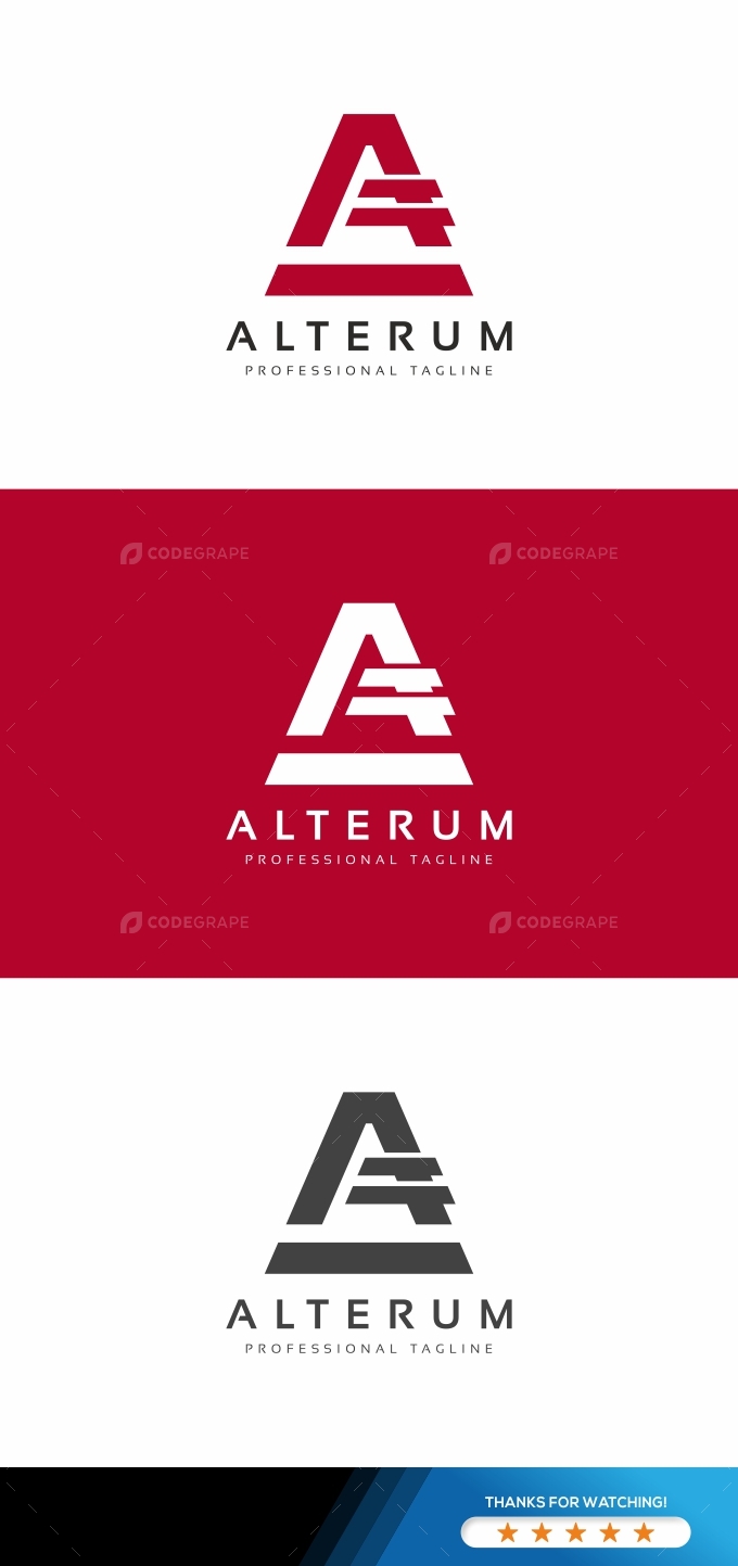Letter A Crypto Logo
