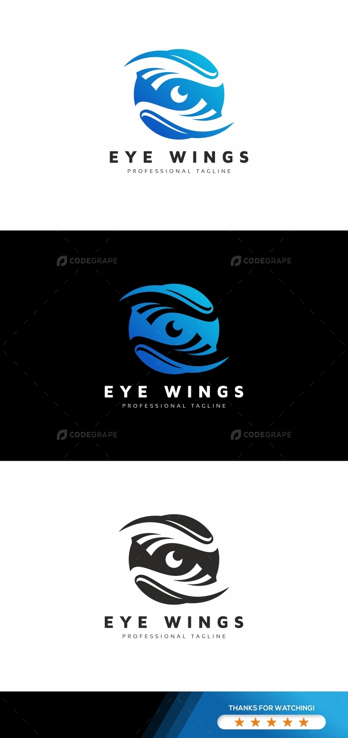 Eye Wings Logo