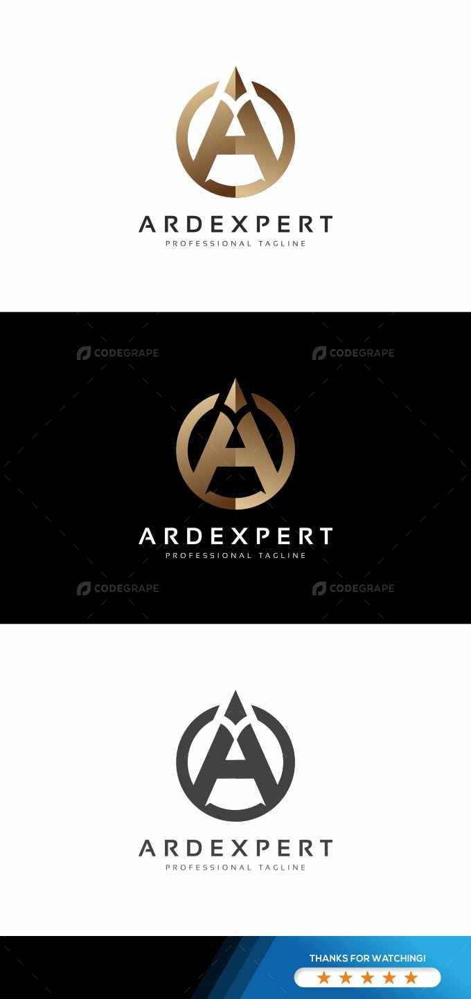 Ardexpert Letter A Logo