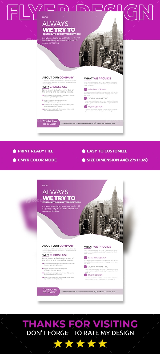 Corporate Business Flyer Templet