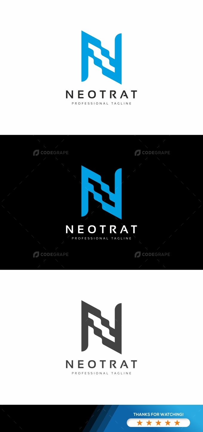 Neotrat N Letter Logo
