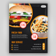 Restaurant's Fast Food Flyer