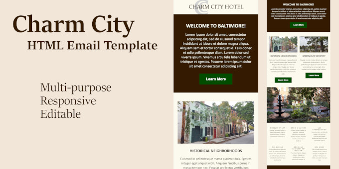 Charm City HTML Email Template