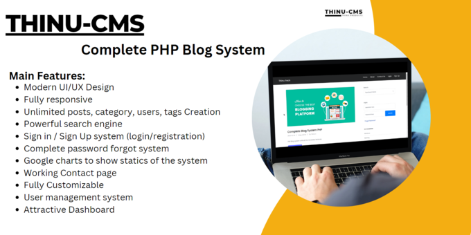 Thinu-CMS - Complete PHP CMS System