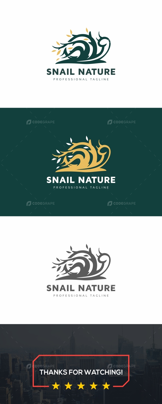 Snail Nature Logo