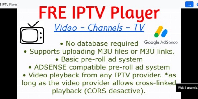 FRE IPTV Player - TV Channels VOD Video Stream